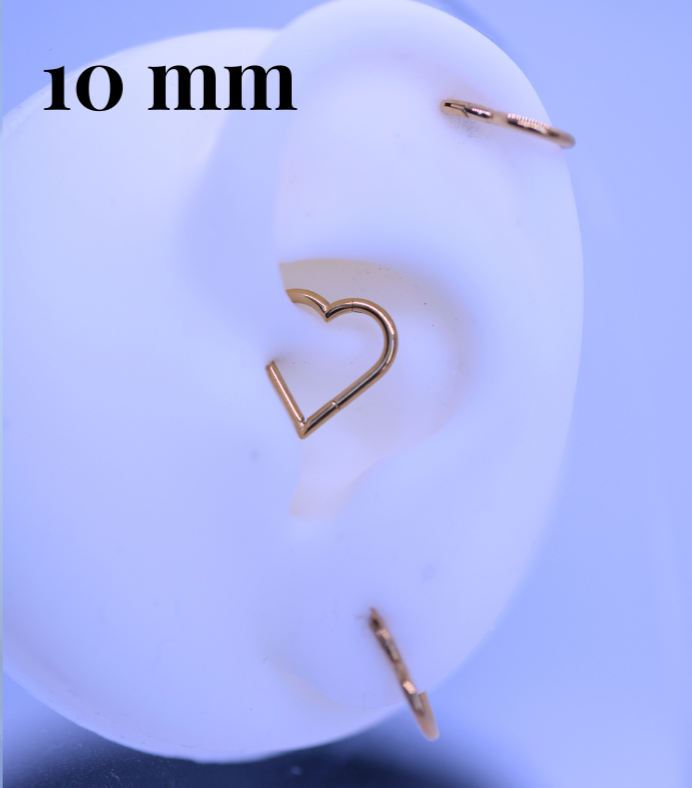 Clicker Inimă auriu