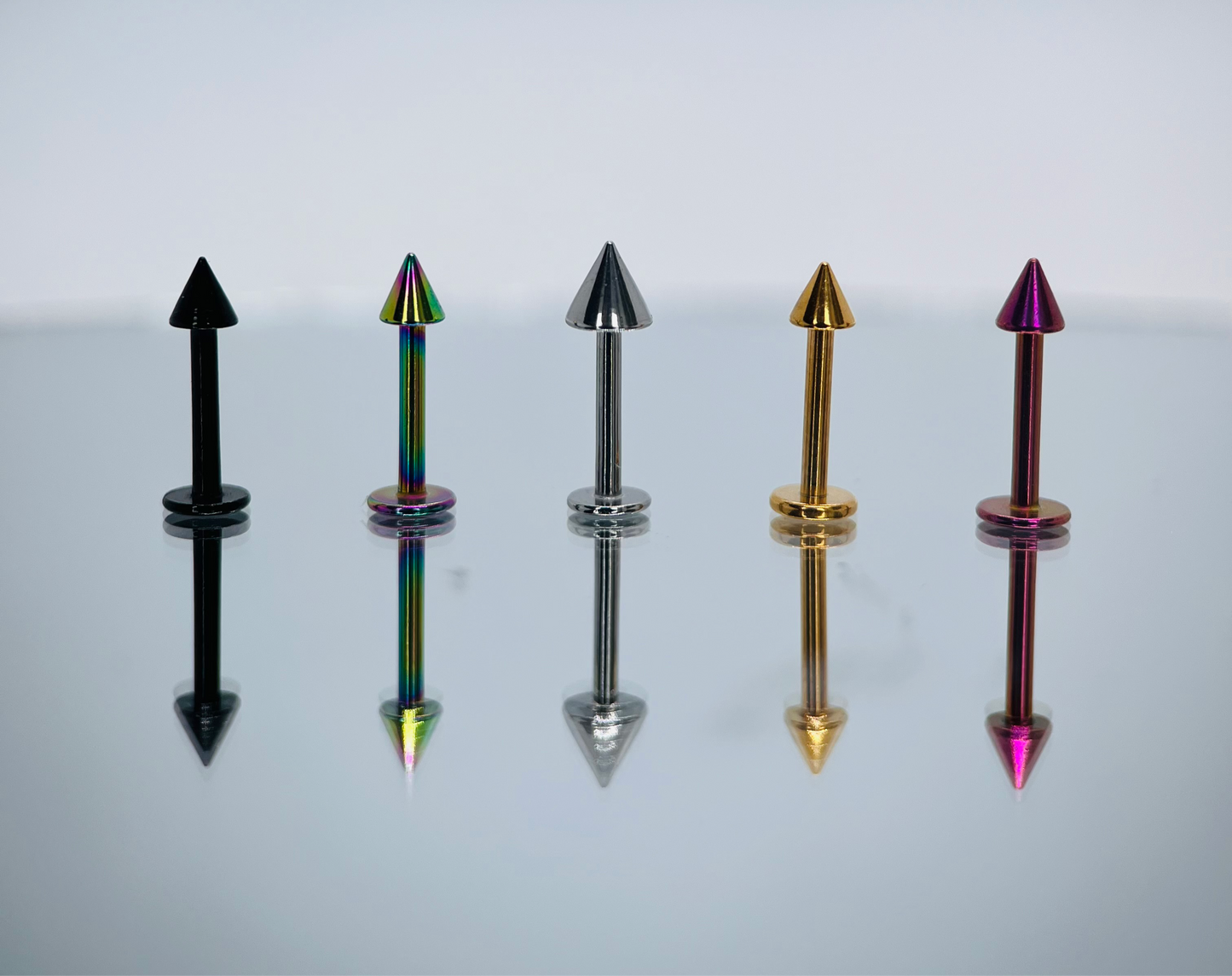 Labret oțel chirurgical cu țintă diverse culori