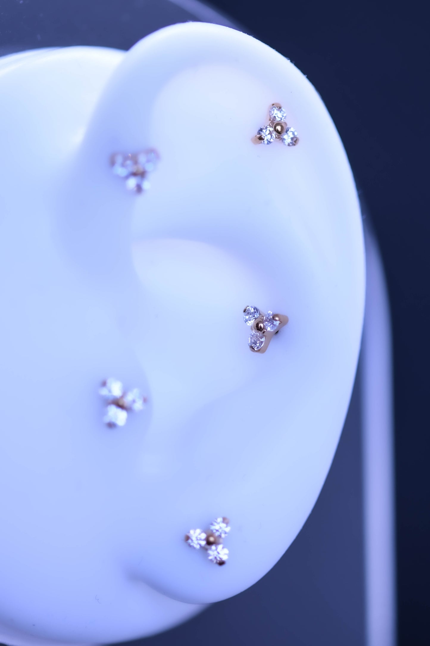 Labret Trinity auriu