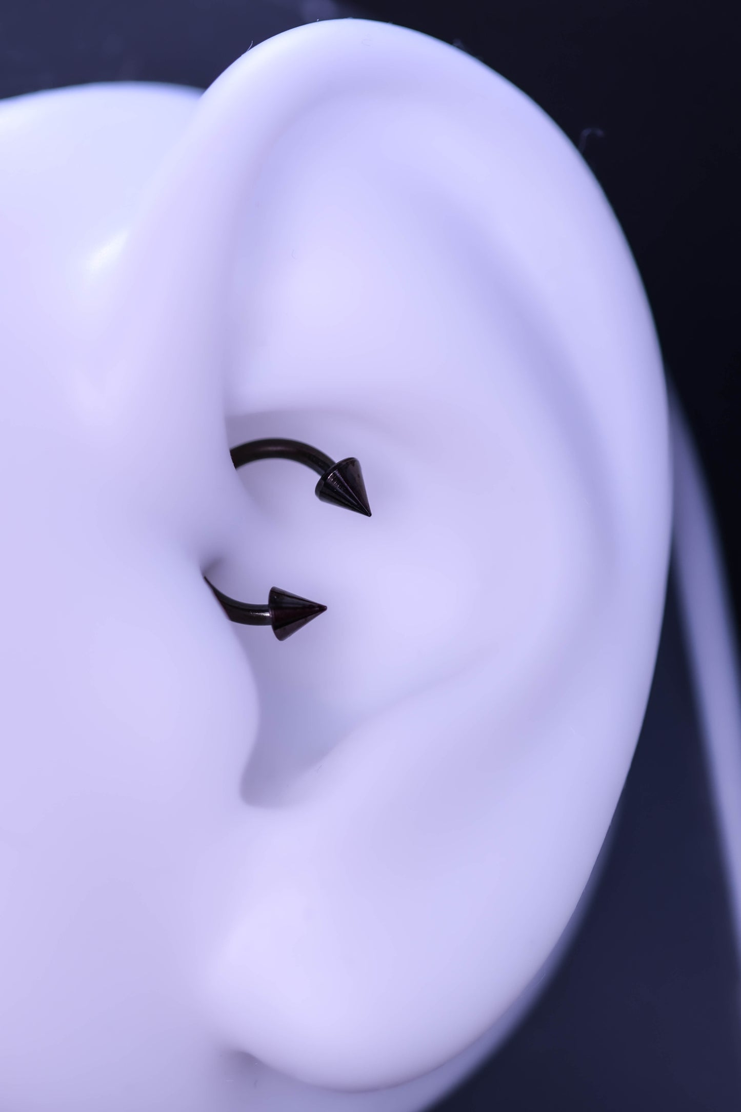 Potcoavă oțel chirurgical cu ținte neagră