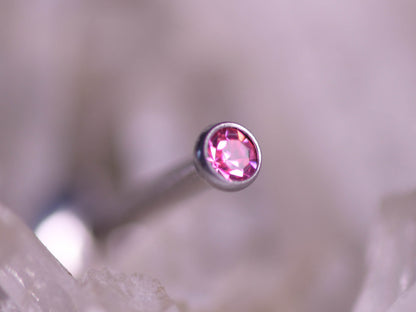 Labret cu piatră de diverse culori