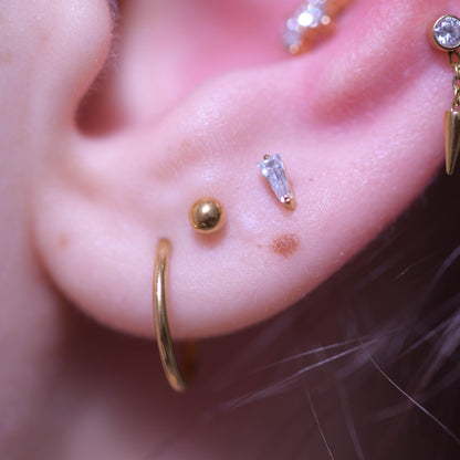 Labret oțel chirurgical diverse culori